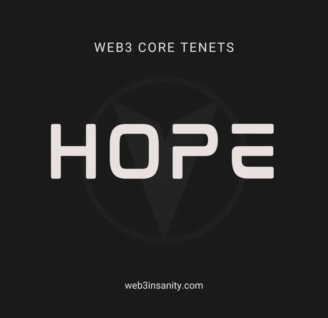 Web3 is Hope. 

Check out 👉 <@BC1YLiRQus4WZ5bhzvMFjUpdn5s8xwrXc2gjXtF5dnTZK3gx4rKkDGv> 