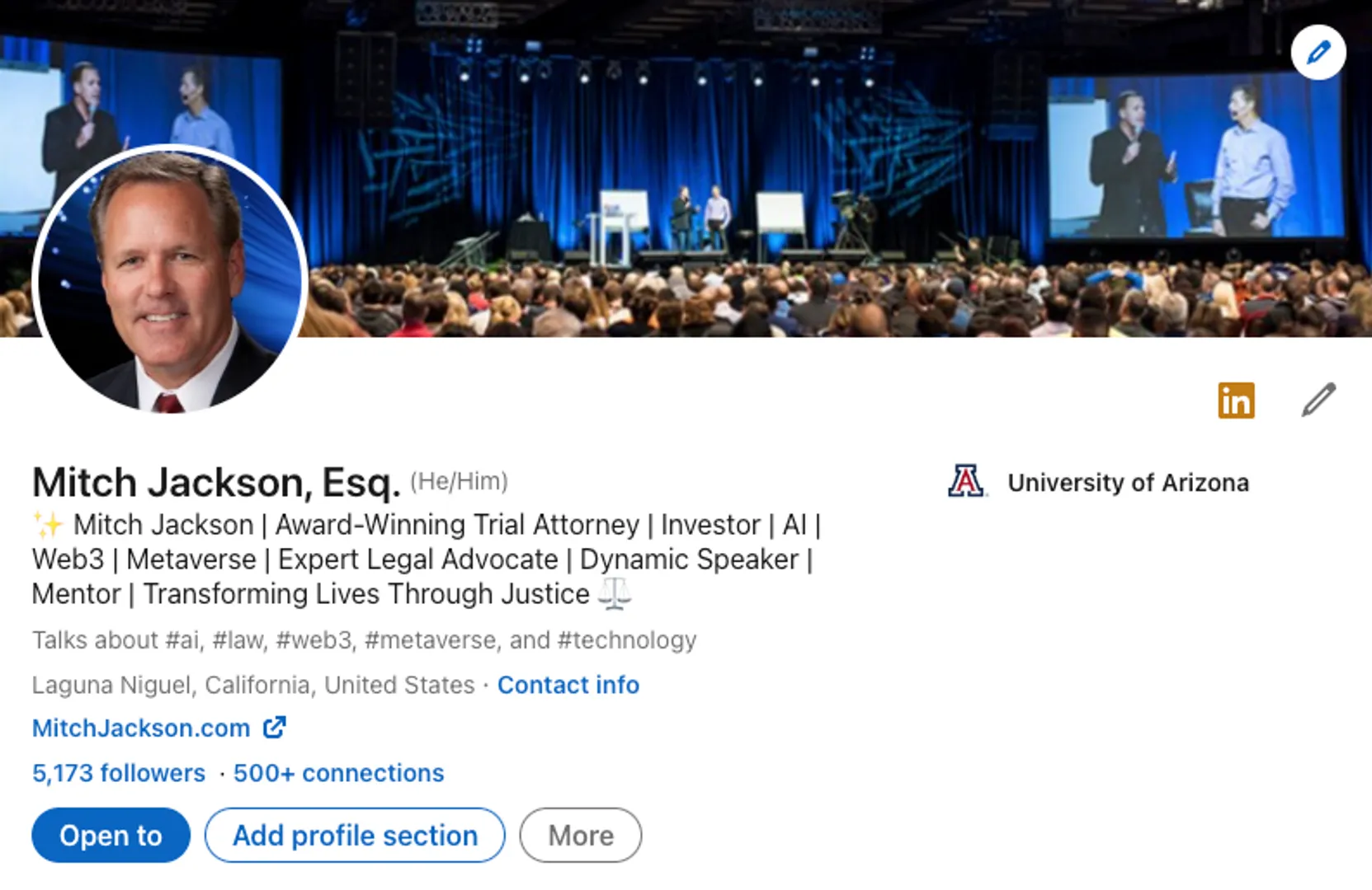 Don't miss out on the latest insights and trends in business, law, web3, AI, and the metaverse. In addition to leveraging Entre, let's also continue the conversation over on LinkedIn!  https://linkedIn.com/in/mitchjackson