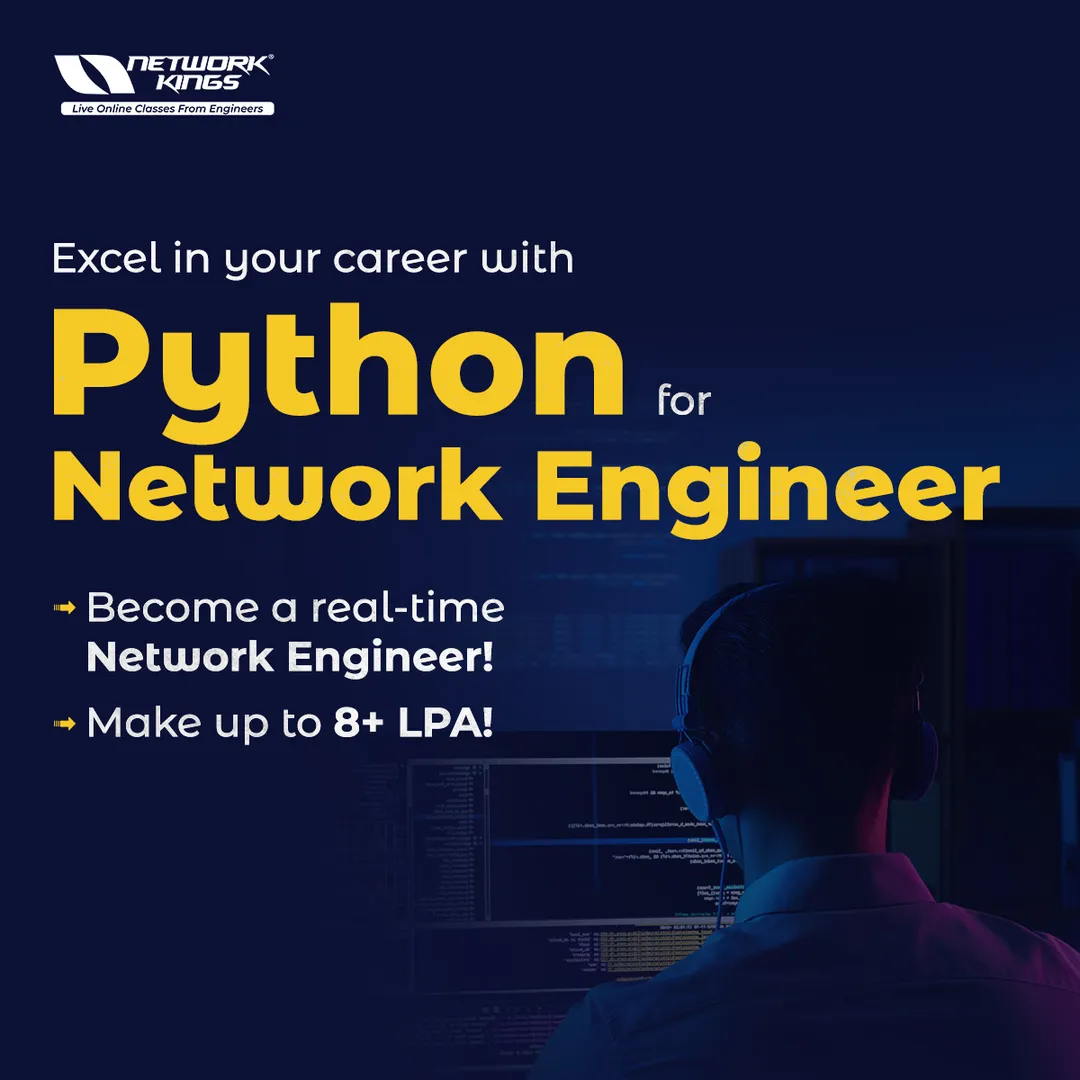 Best Python Course for Network Engineers: 
Are you looking for a career in Network engineering? The Python for Networking Course will take you to Network automation. The Python course is designed for people who are looking for a career in network engineering. Network Kings provides Python courses for Network Engineers. The Python training course extensively covers a number of topics that enable you to build and deploy complex enterprise systems using Python as the programming language of choice. Python certification course is ideal for anyone who would like to launch a career in network engineering or has the ambition of becoming a full-stack engineer. 
https://www.nwkings.com/courses/python-network-engineers