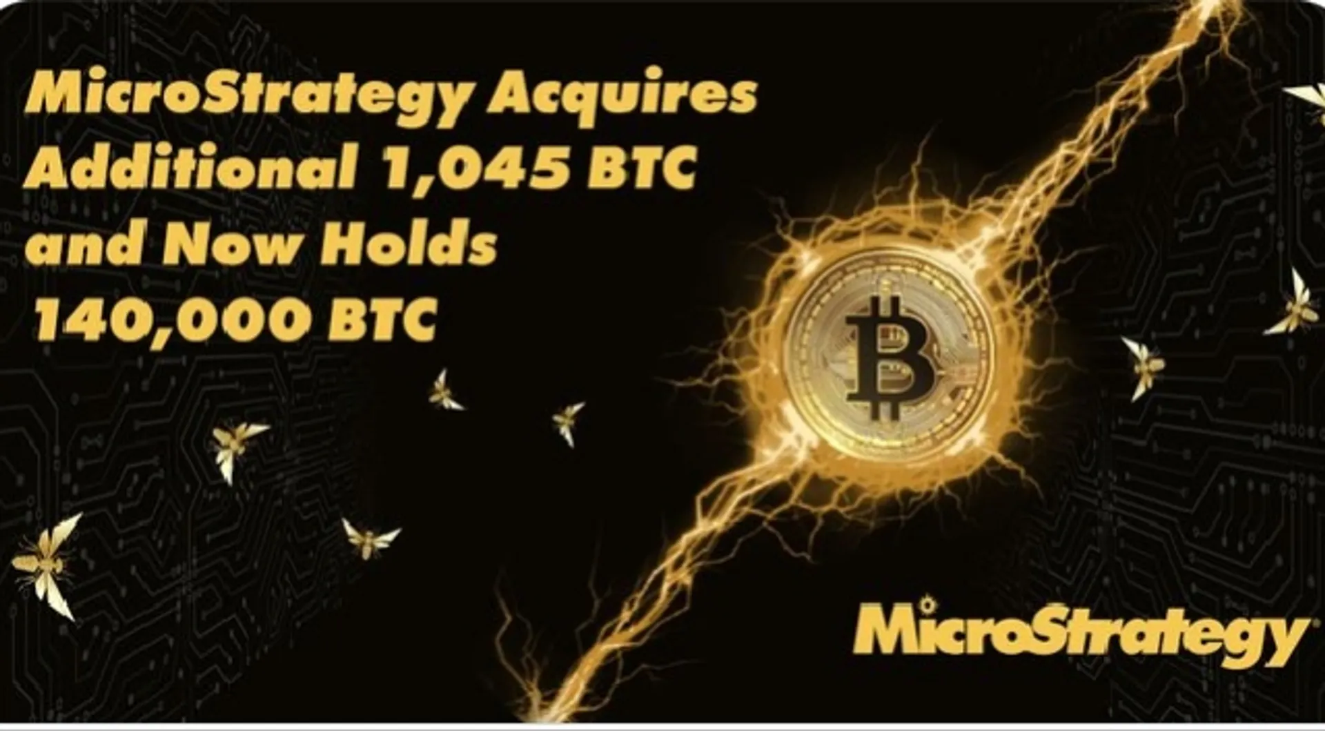 MicroStrategy has acquired an additional 1,045 #bitcoin for ~ $29.3M at an average price of $28,016 per bitcoin. As of 4/4/2023 @MicroStrategy holds 140,000 bitcoin acquired for ~$4.17 billion at an average price of $29,803 per bitcoin. $MSTR

https://www.microstrategy.com/en/investor-relations/financial-documents/microstrategy-acquires-additional-1045-btc-and-now-holds-140000-btc_4-5-2023