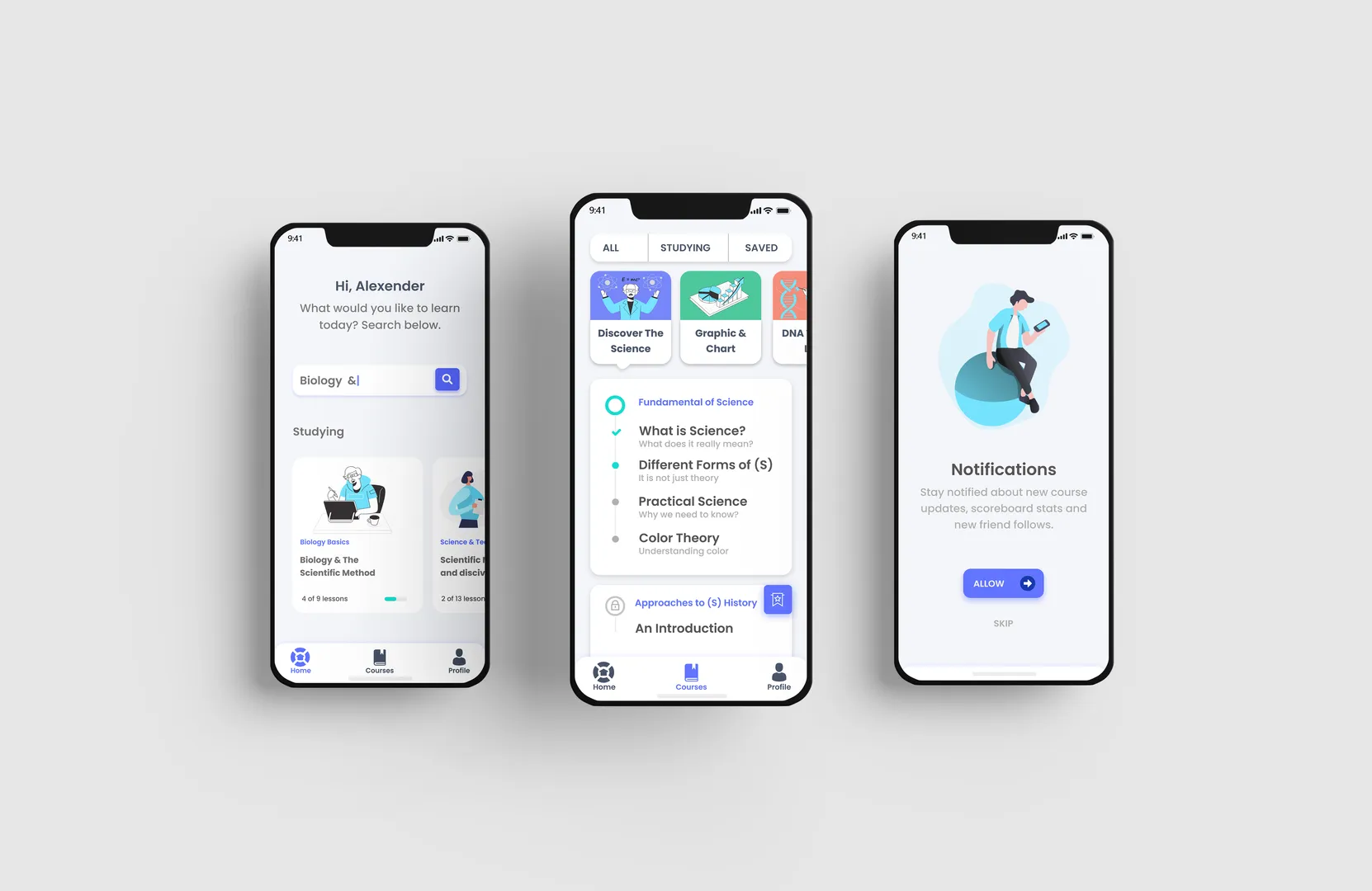 Hello Entre Community👋 

Super excited to share my new Online study mobile app interface and elements that I recently worked on. Hope you like it. 🤩

Let me know your Awesome Feedback Don't forget to upvote it :) 
Thank you ✌️ 

Make your project more awesome! 
👇Connect me : 
arif.uxr@gmail.com