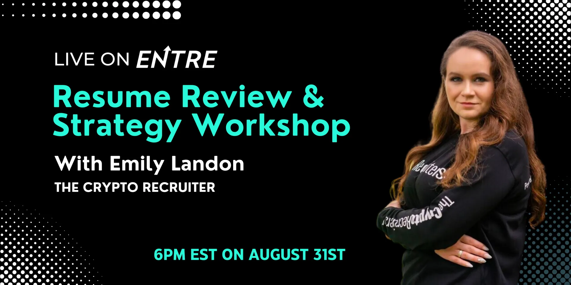 🚨 JOB SEEKERS 🚨

We've teamed up with <@BtGsgGdXRaMGIrsSJETQONmspgR2> to put together an event to help you land your dream job 🚀

Join the Resume Review & Strategy Workshop 💼

August 31st at 6pm EST 🗓️

RSVP here 👉 https://joinentre.com/event/a6a61888-f408-4968-ad7a-78237c8d206f