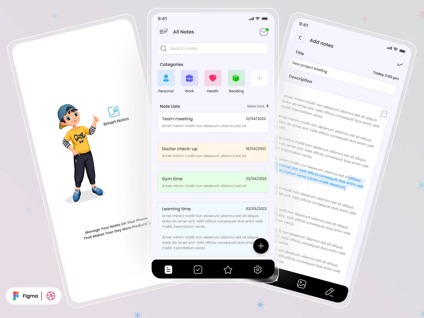Hi Guys 🖐

Super excited to share my new Notes mobile app interface and elements that I recently worked on. Hope you like it.

Let me know your Awesome Feedback Don't forget to upvote

🎯Make your project more awesome!

👇Connect me : 

arif.uxr@gmail.com