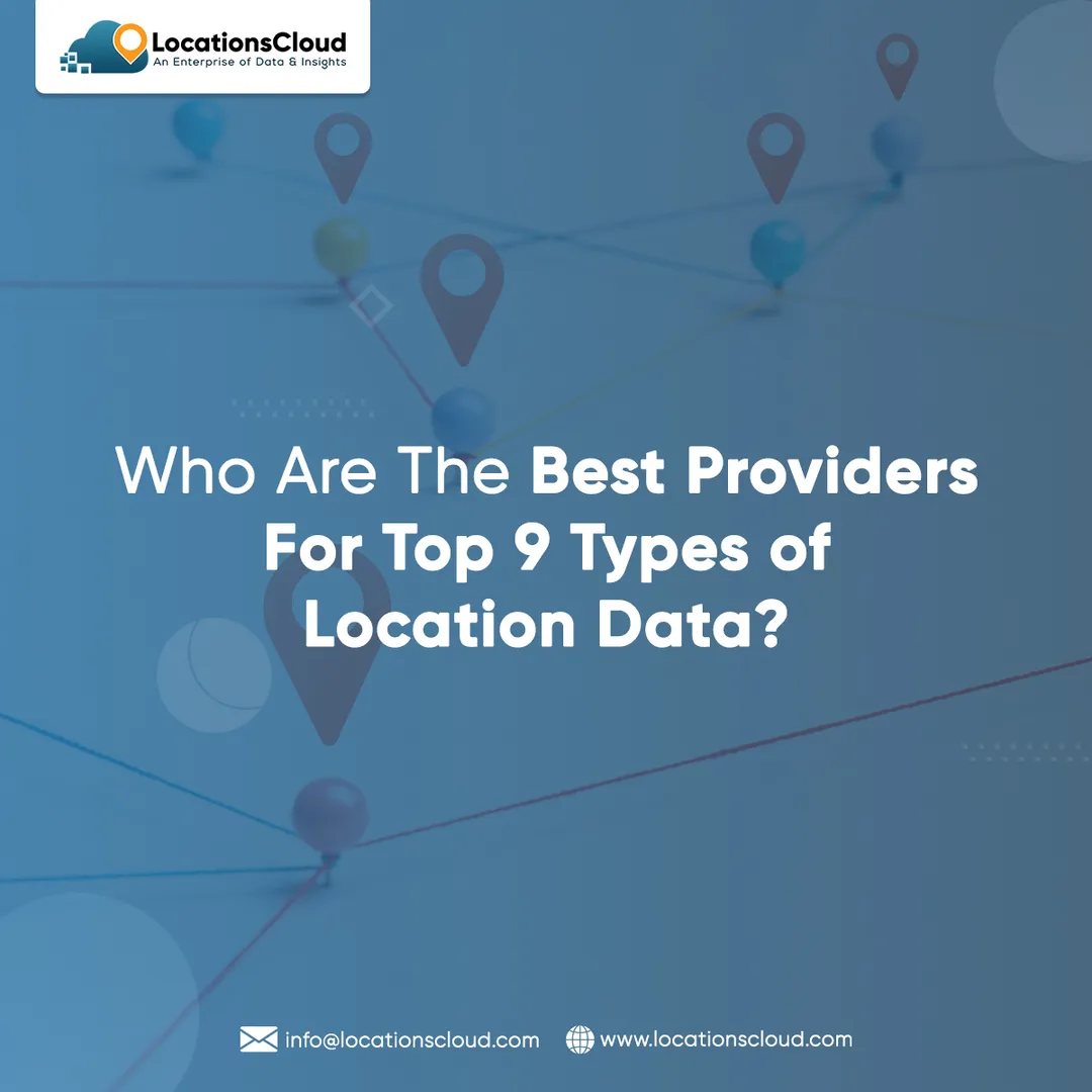 Explore our guide to find the best providers for the top 9 types of location data. Discover how these data sources can empower your business decisions.

Read More: https://www.locationscloud.com/the-best-providers-for-top-9-types-of-location-data/

#LocationsCloud #StoreLocationData #LocationIntelligence #GeocodedLocation #LocationDataProvider #LocationDataOptimization