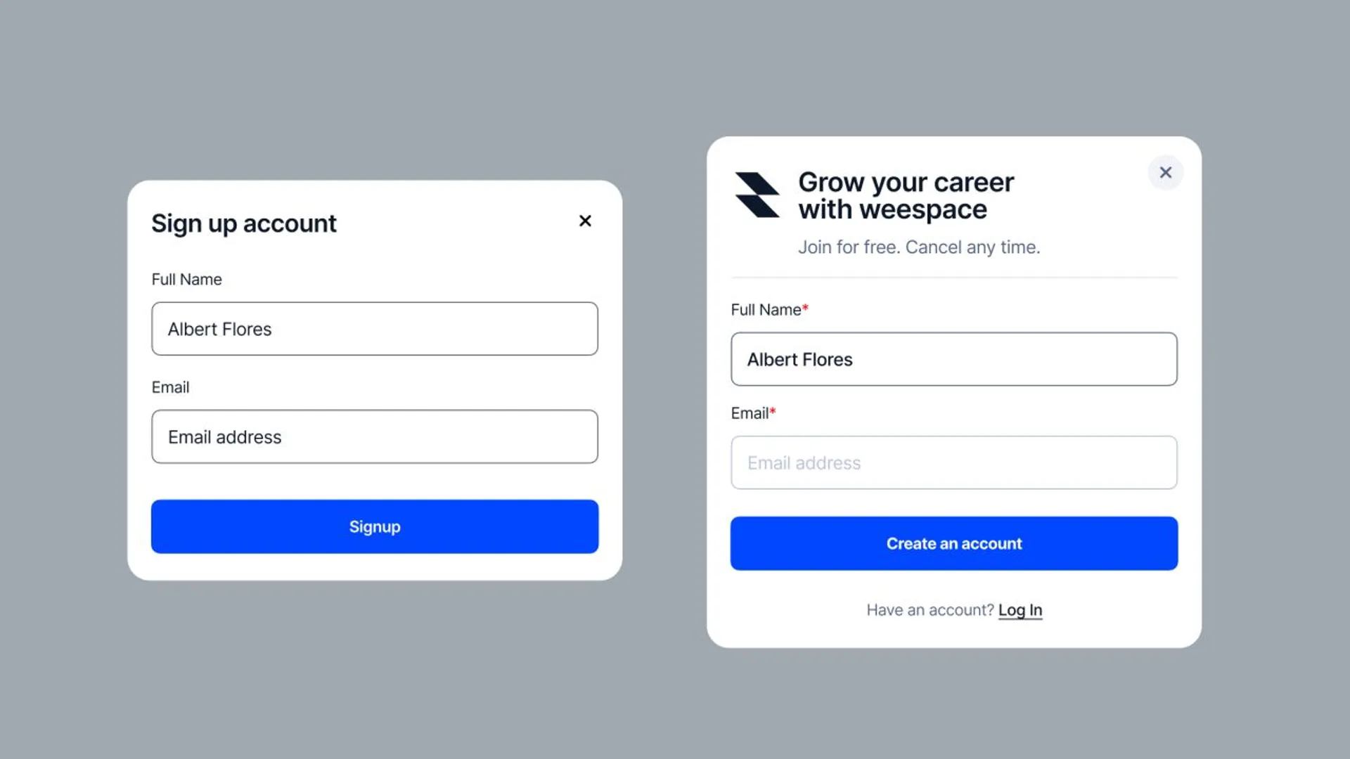 Design — Before and after
Small improvements can make a big difference in design:

— Provide clear context
— Write better design Copy
— Play typeface style and colors
— Emphasis on what is most important