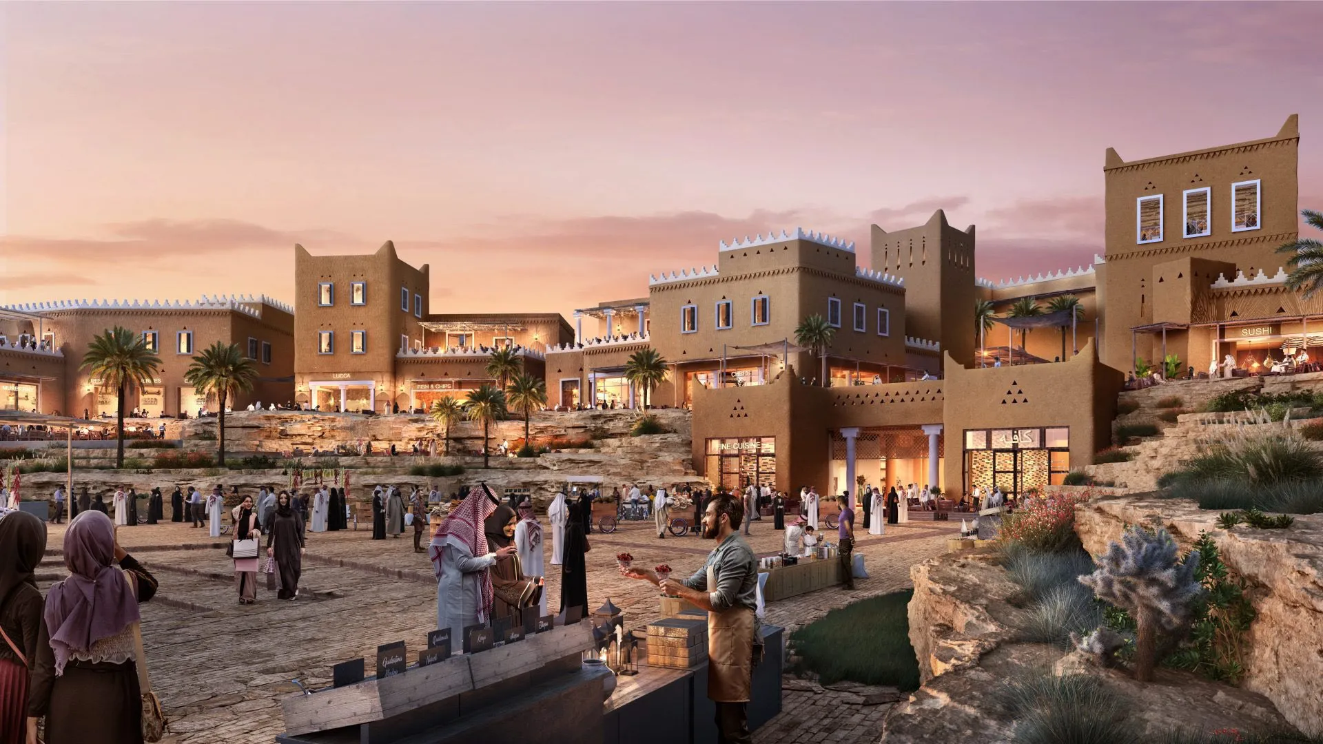 🌟 Get ready for The Diriyah Gate project, a game-changing opportunity in Saudi Arabia. 🇸🇦

DiriyahGate: A visionary mega-project transforming historic Diriyah into a world-class destination.

🔹 Cultural Hub: Experience restored heritage sites, museums, and art galleries.
🔹 Business District: Thrive in a cutting-edge ecosystem with state-of-the-art infrastructure.
🔹 Hospitality & Tourism: Cater to global travelers with luxurious hotels and resorts.
🔹 Retail & Entertainment: Tap into a vibrant market with high-end shops and entertainment venues.
🔹 Sustainability Focus: Showcase green initiatives and renewable energy solutions.

Impressive figures:
✨ Over $20 billion investment.
✨ 7 million square meters of development.
✨ 20+ luxury hotels.
✨ 100+ restaurants and cafes.
✨ 200+ retail outlets.
✨ 300+ art and cultural events annually.
