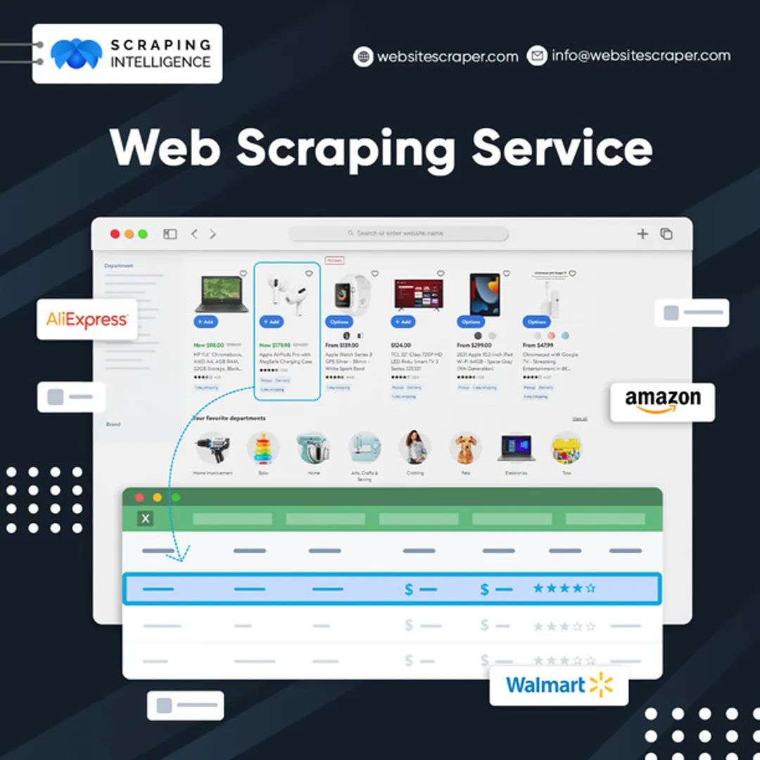 Web Scraping Services - Scraping Intelligence

Looking to extract valuable data from websites? Say hello to Web Scraping Services! 

Web scraping is a technique that enables us to gather data from various websites automatically. Whether you're a business, researcher, or enthusiast, web scraping services can be a game-changer! 

Scraping Intelligence is a free web scraping tool. Extracting data using our powerful web scraper is as simple as clicking on the data you require.

Why opt for Web Scraping Services?

1️⃣ Time Efficiency: Forget manual copy-pasting! Web scraping services can swiftly extract vast amounts of data, saving you precious time and effort.

2️⃣ Data Variety: Get access to diverse data sources across the internet. From product prices to customer reviews, the possibilities are endless.

3️⃣ Competitive Edge: Analyzing your competitors' data can help you make informed decisions and stay ahead in your industry.

4️⃣ Business Insights: Extract valuable market trends and consumer behavior patterns to boost your strategic planning.

5️⃣ Real-time Updates: Stay up-to-date with the latest information regularly, helping you to make agile decisions.

- How does it work?

Web scraping services utilize specialized tools and scripts to crawl websites, extracting the desired data in a structured format like CSV or JSON.

- Ethical and Legal Concerns:

Ensure your web scraping adheres to the website's terms of service and respects their robots.txt file. Always avoid scraping private or sensitive information.

- Trusted Providers:

Select reputable web scraping service providers that prioritize data security and offer scalable solutions tailored to your needs.

In summary, Web Scraping Services can unlock a wealth of data and insights to drive your business forward. Embrace this powerful tool responsibly and watch your horizons expand! 

#WebScraping #DataExtraction #BusinessIntelligence #Tech #WebServices

https://www.websitescraper.com/web-scraping-service.php