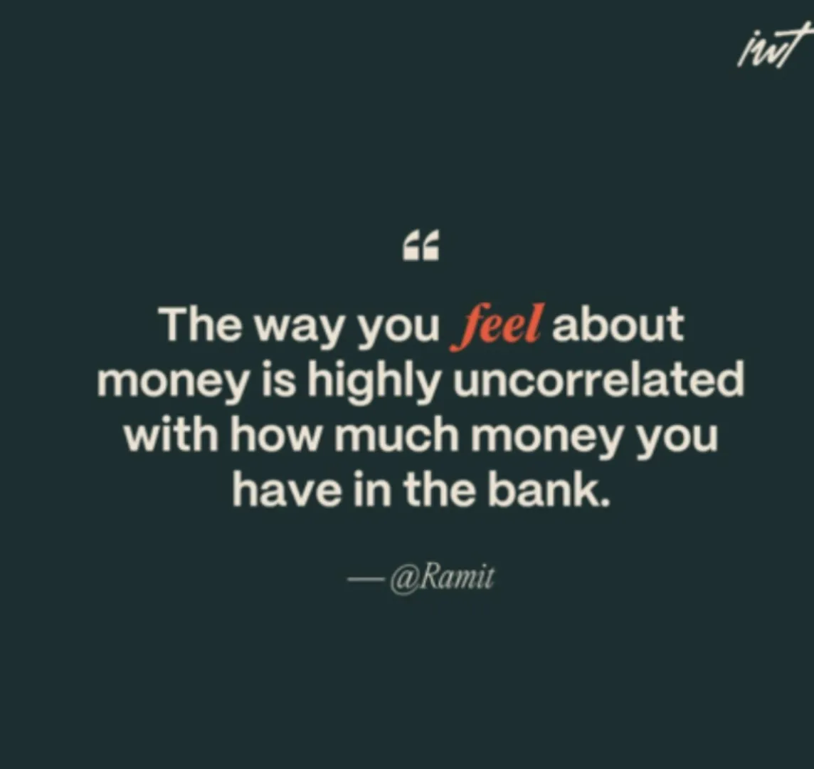 What do you feel when you think about money? 