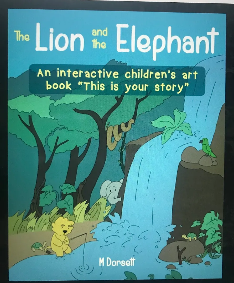 HOW IT STARTED

This was the start of the cover design for The Lion and the Elephant.

We changed the design after getting feedback.

Just goes to show how far things will come.

Grab a copy here: https://www.amazon.com/Lion-Elephant-childrens-art-book/dp/1793138052