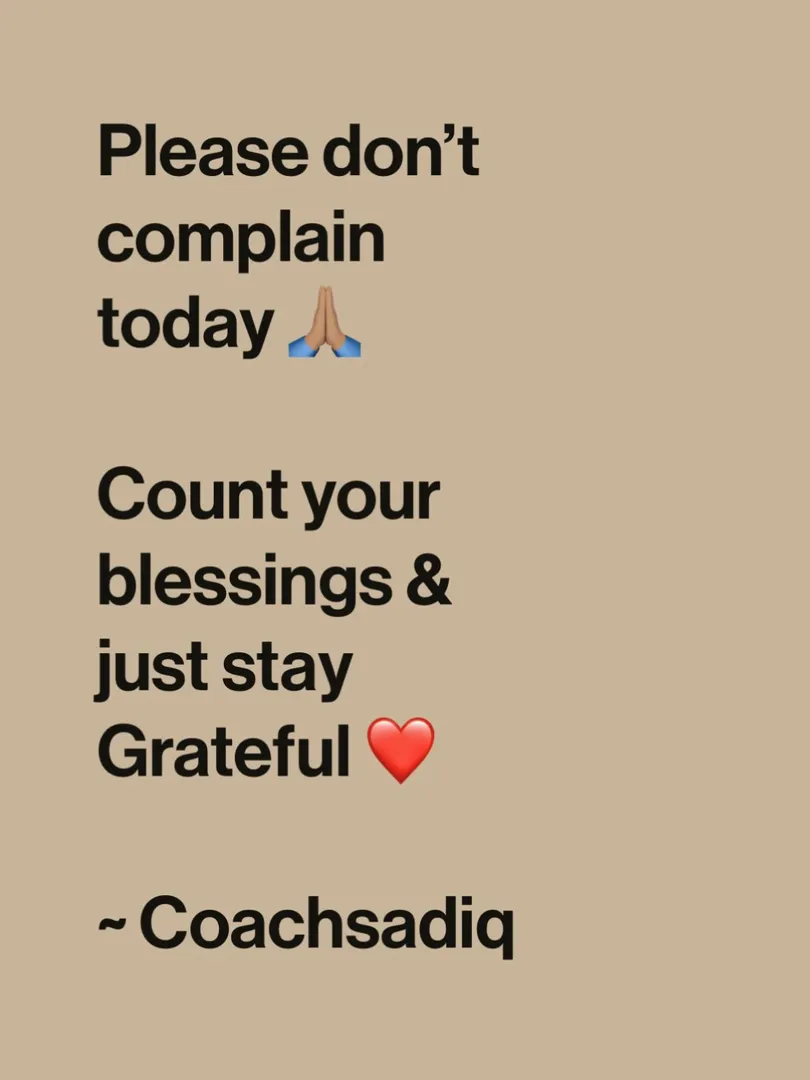 💭 Friday Reminder ❤️
👉🏽 Stay Grateful & count your blessings…

#gratefulmindset #gratitudepractice #bethankful #grateful #fridayinspiration 