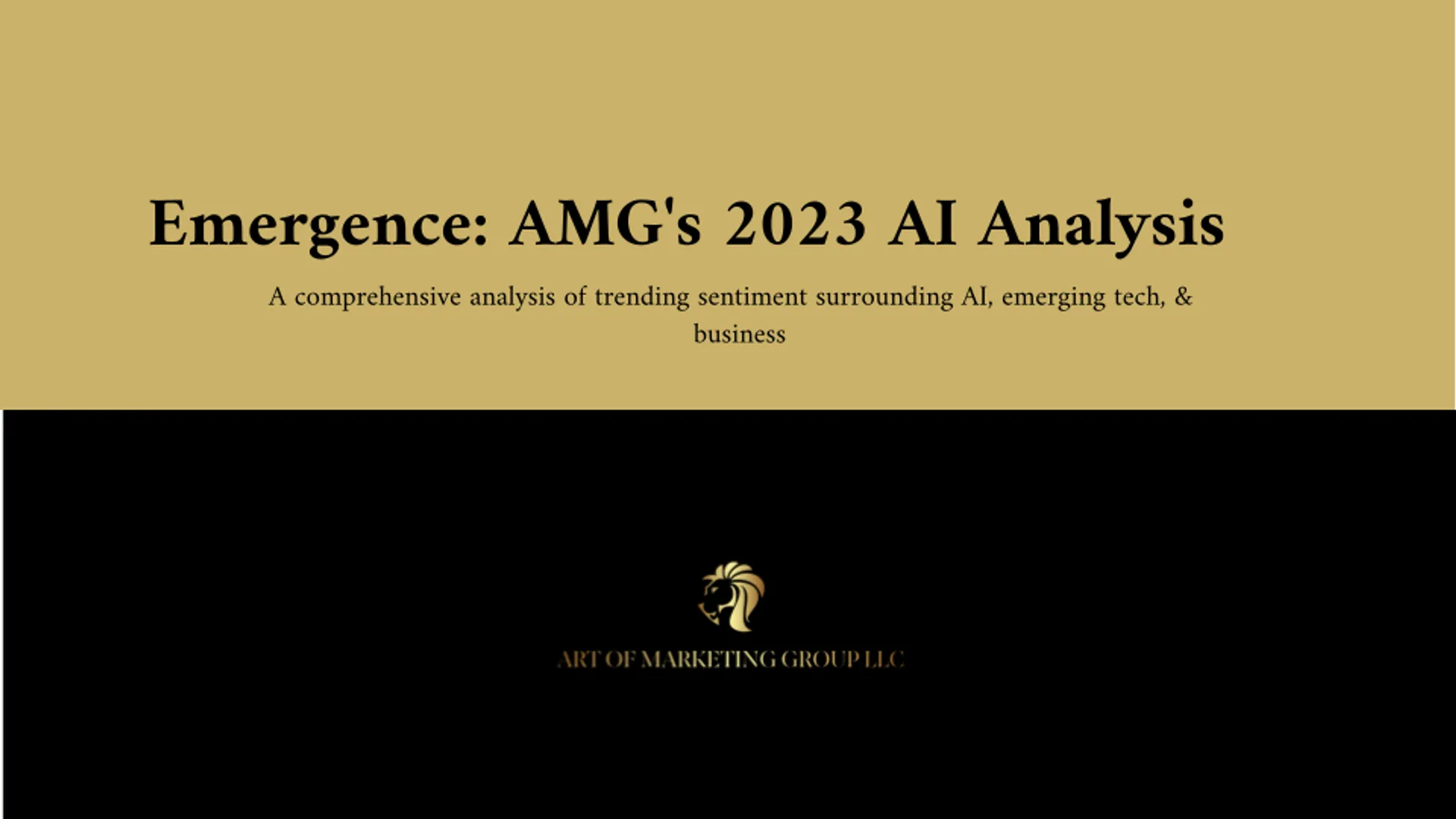 As we begin rounding out Q3 of the year, the release of "Art of Marketing Group's 2023 AI Analysis" is here & can be viewed via our website- https://www.artofmarketinggroup.com/. In this analysis we cover insights from the world of M&A, regulatory trends & developments, consumer sentiment, press coverage trends, & more emerging technologies from global leaders. 

Thank you to those supporting our continued growth within the industry as go-to experts on streamlining integration of these technologies. If you haven't already, subscribe to our Art of Tech Newsletter for weekly installments explaining key technical developments & emerging technologies in layman's terms - https://www.linkedin.com/build-relation/newsletter-follow?entityUrn=7080197287909490688. 