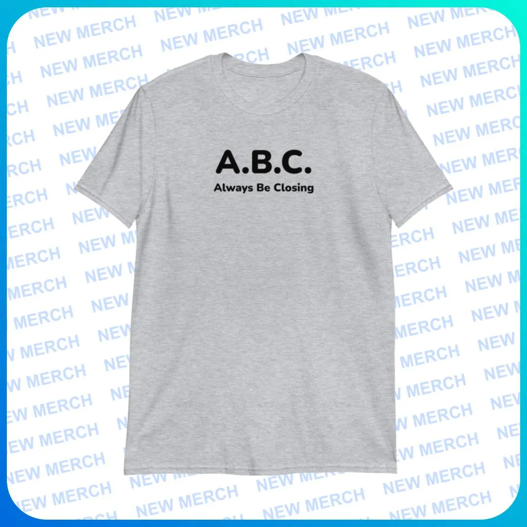 Take it back to the basics of sales. It's easy as ABC! 🤓
Easier said than done, so show the world you can do it! 💪
Check out our awesome new collection 👇
https://shop.joinentre.com/collections/motivation