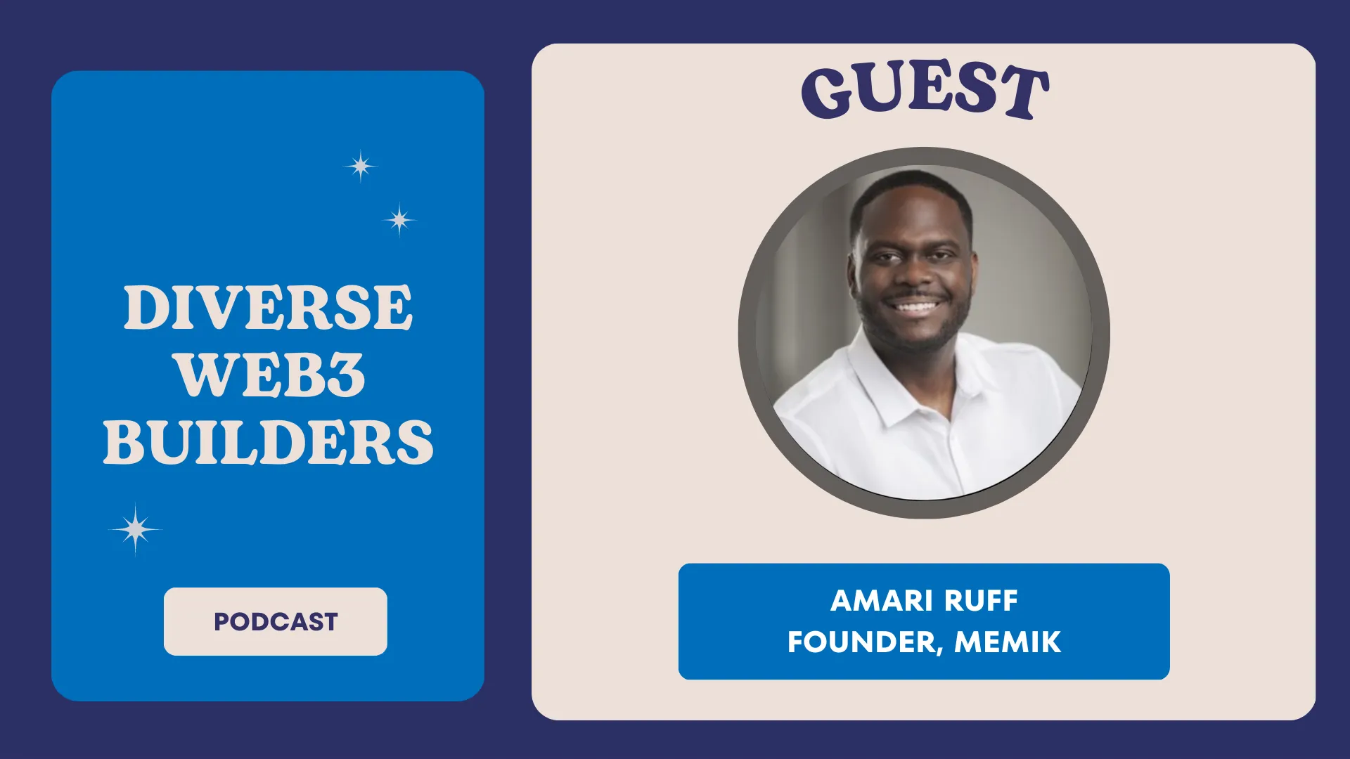 Amari Ruff is the founder of Memik.  Today on Diverse Web3 Builders, you can hear Amari’s story.  He’s  a serial entrepreneur with two exits.  Hear about the amazing AR avatar tech they have built at Memik that allows creators to build exciting experiences.  

https://www.linkedin.com/pulse/amari-ruff-memik-diverse-web3-builders-brian-zwerner/